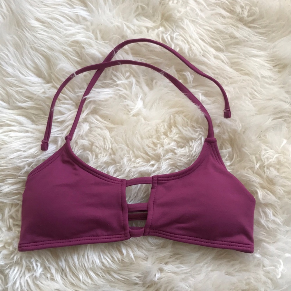 Midori Mau Loa bikini top sangria